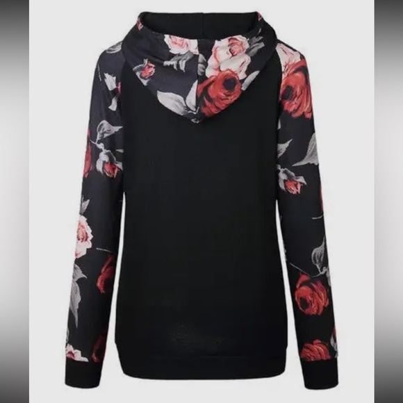 Floral printed Hoodie - Picture 1 of 2